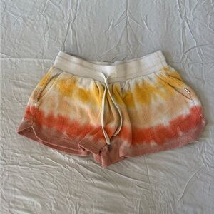 Vibrant Ombre Athletic Shorts for Women